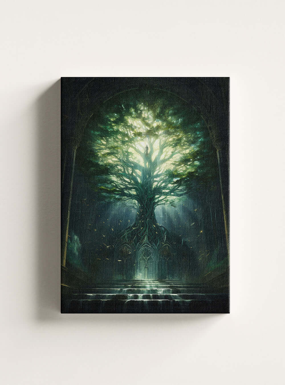 Revelation 22:21 Enigmatic Tree - Christian Canvas Print