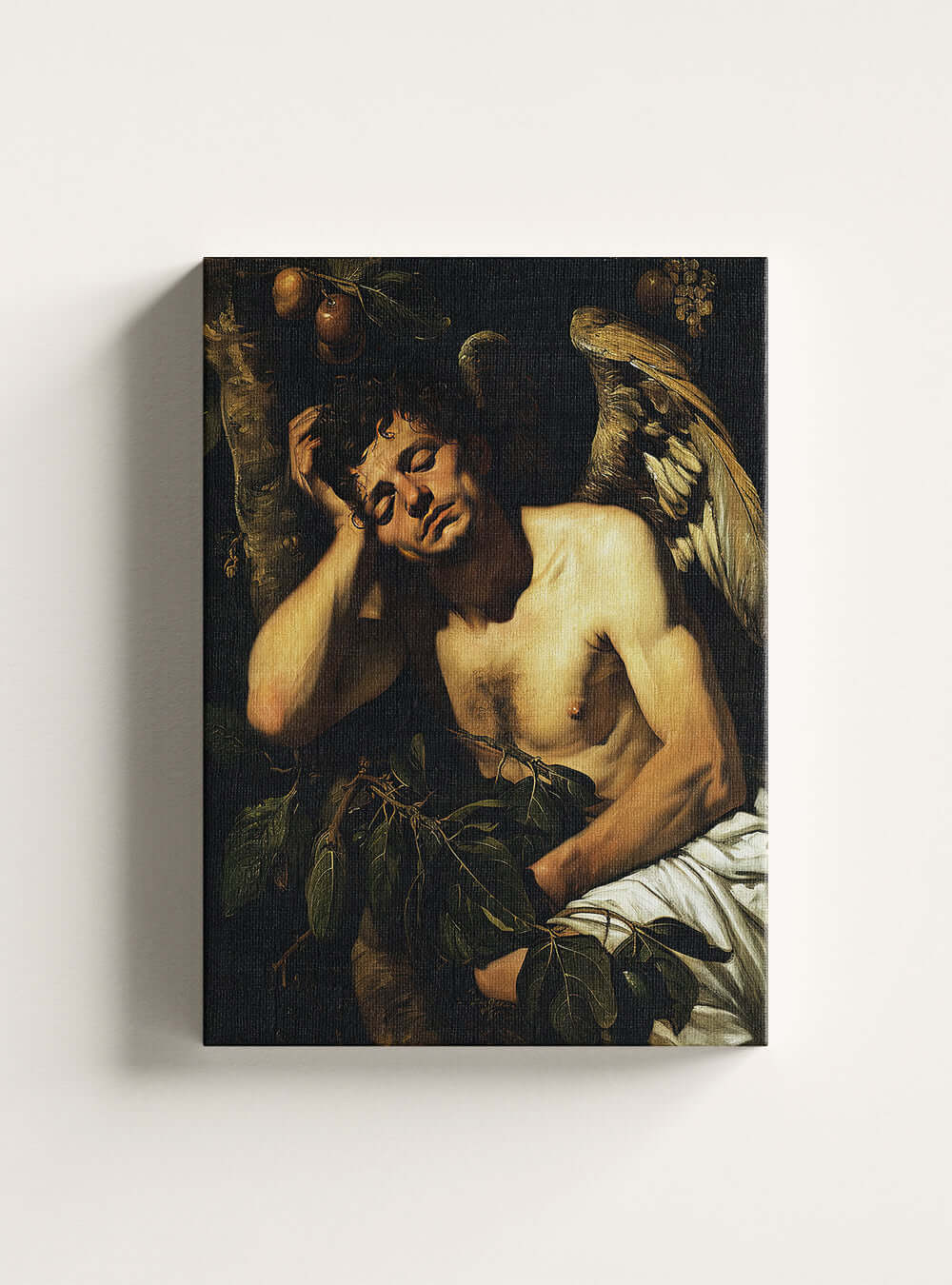 Revelation 2:10 Baroque Angelic Figurative Christian Canvas Print