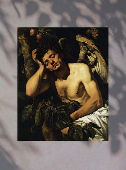 Revelation 2:10 Inspired Baroque Angelic Figurative Christian Poster Print