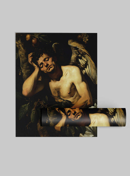 Revelation 2:10 Inspired Baroque Angelic Figurative Christian Poster Print