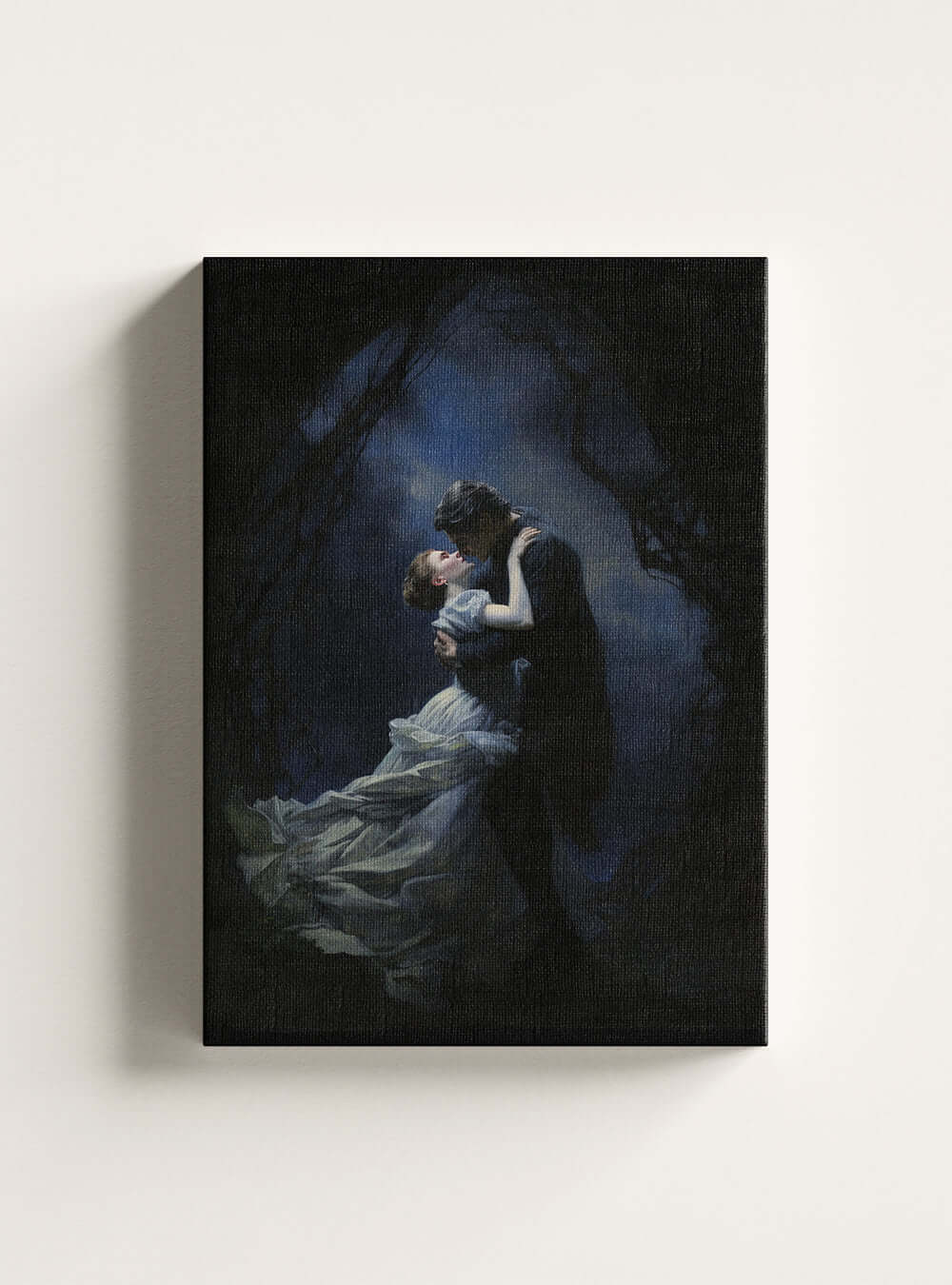 Revelation 2:11 - Enigmatic Embrace - Bible Verse Wall Art Canvas Print