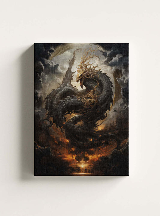 Revelation Dragon Temple | Canvas Artwork Print