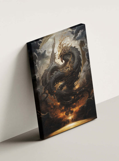 Revelation Dragon Temple | Canvas Artwork Print