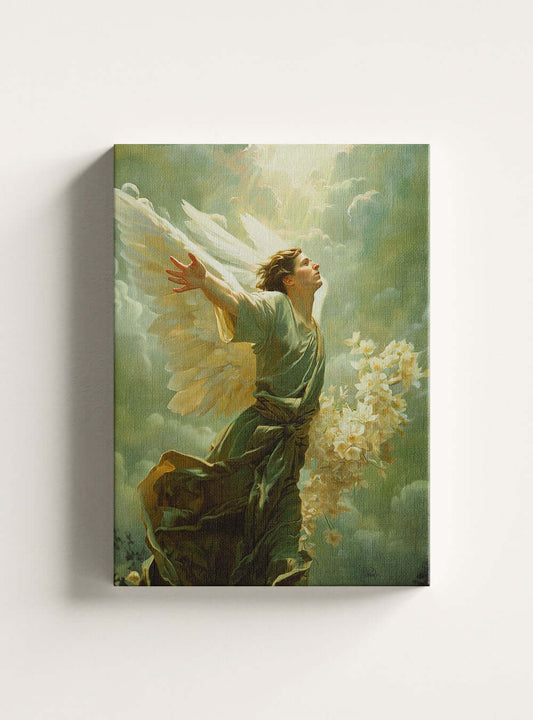 Romans 12:12 'Be Joyful' Christian Art - HolySteller 'Bible Canvas' Print