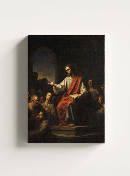 Romans 1:16 Serene Spiritual Scene | Sacred Art Canvas Print