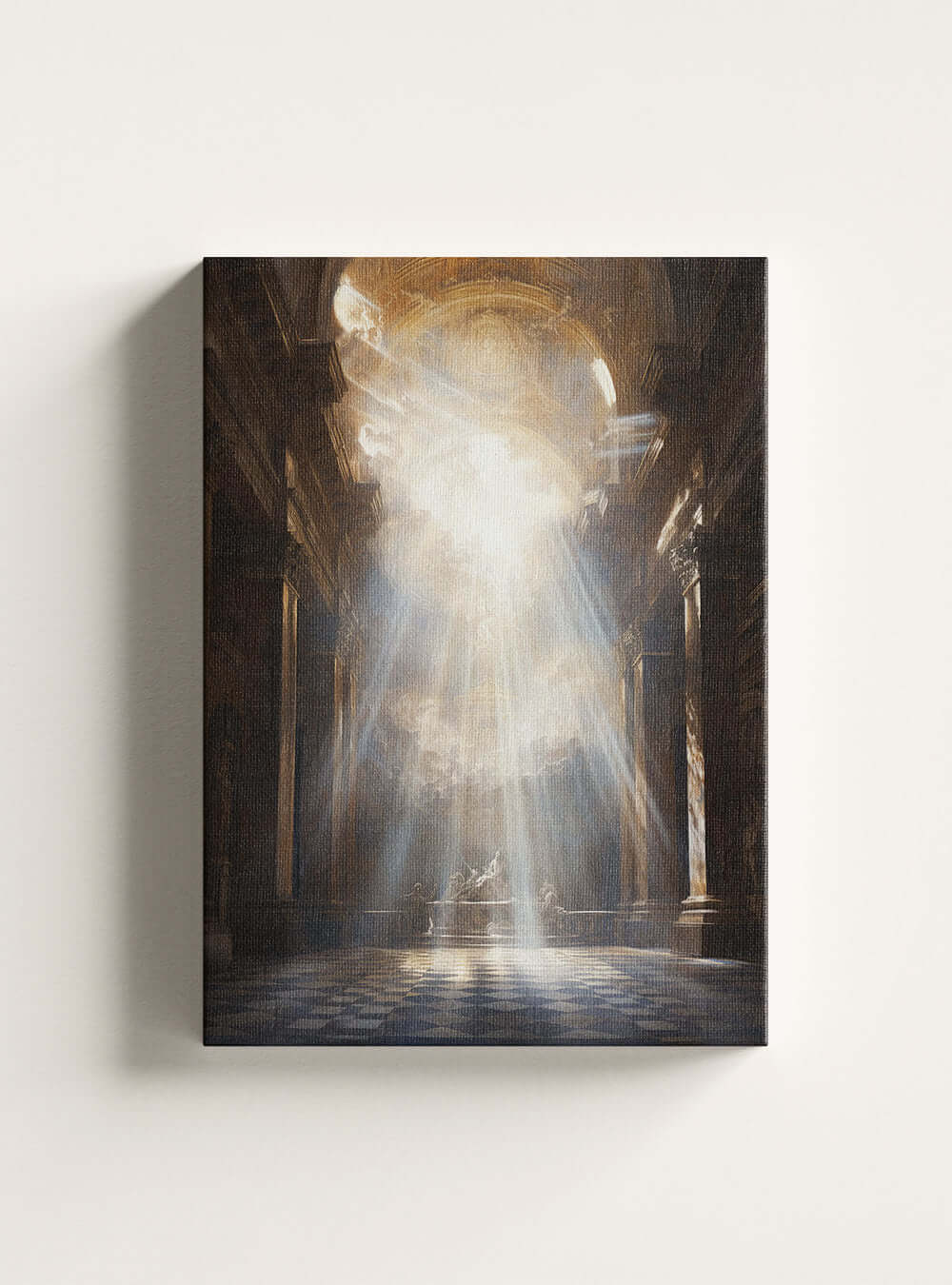 Romans 1:17 - Divine Faith - Christian Wall Canvas Print