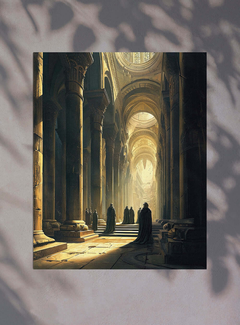 Romans 2:11 Cathedral Light Scripture Poster