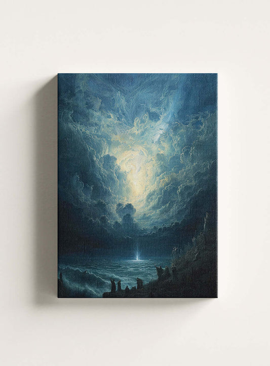 Romans 3:23 Heavenly Light Canvas Art - Holysteller Christian Home Decor