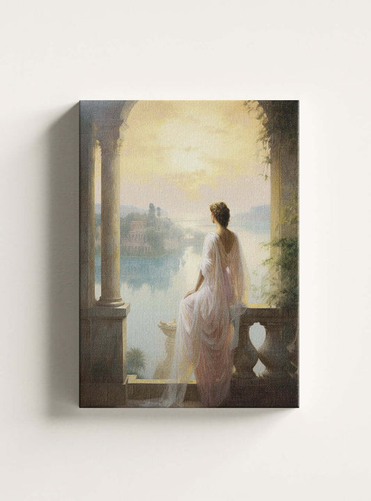 Romans 8:18 Serene Sunset Canvas Art + Religious Print