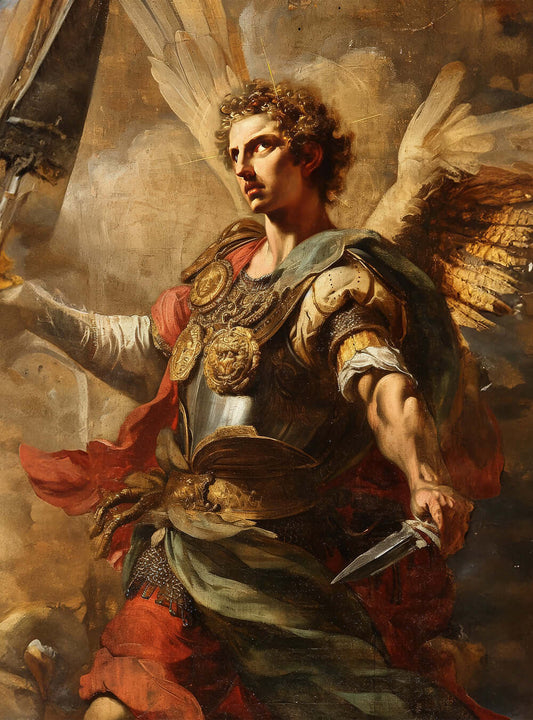 Saint George Triumph Christian Wall Art Canvas Poster