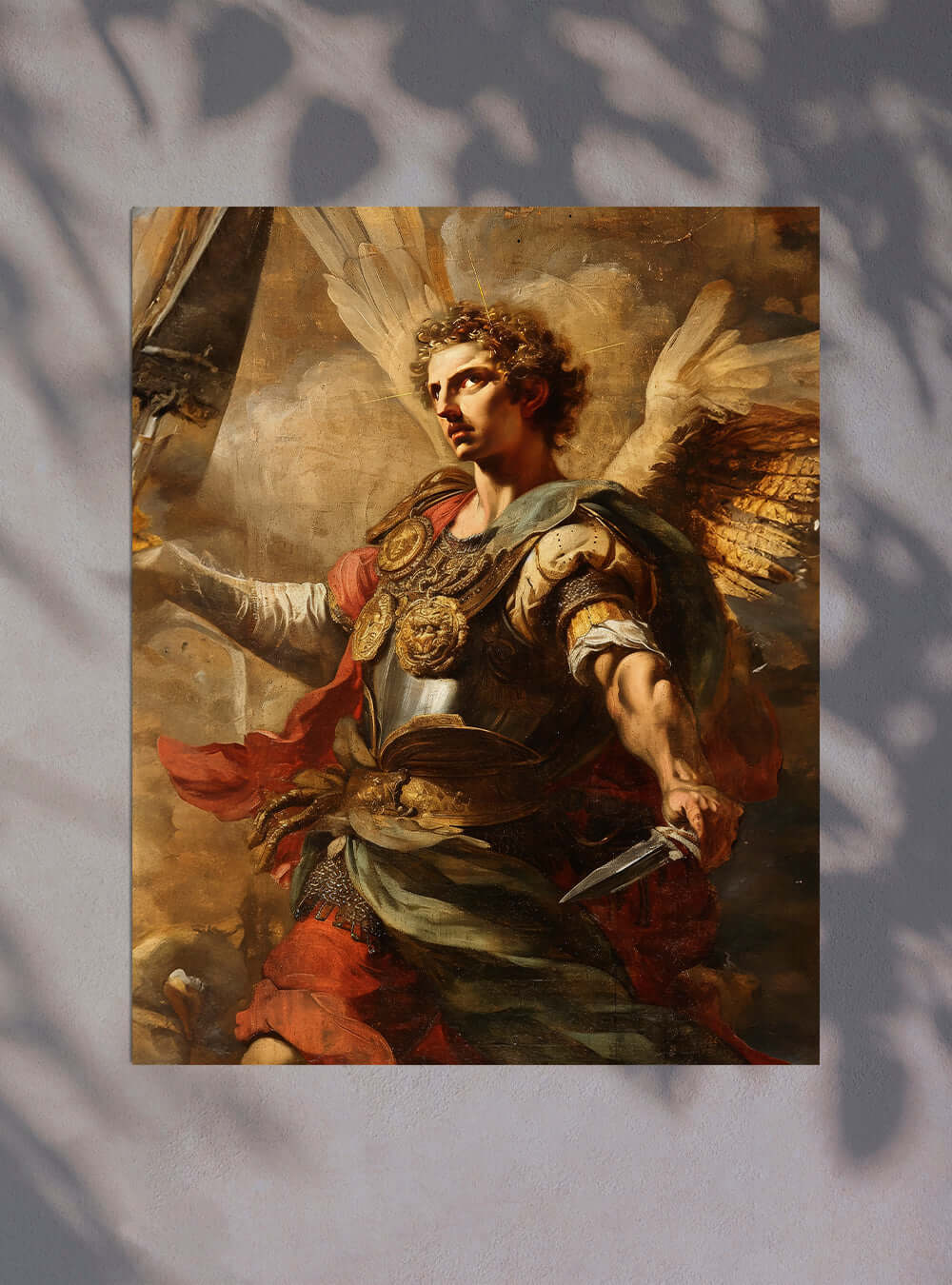 Saint George Triumph Christian Wall Art Canvas Poster