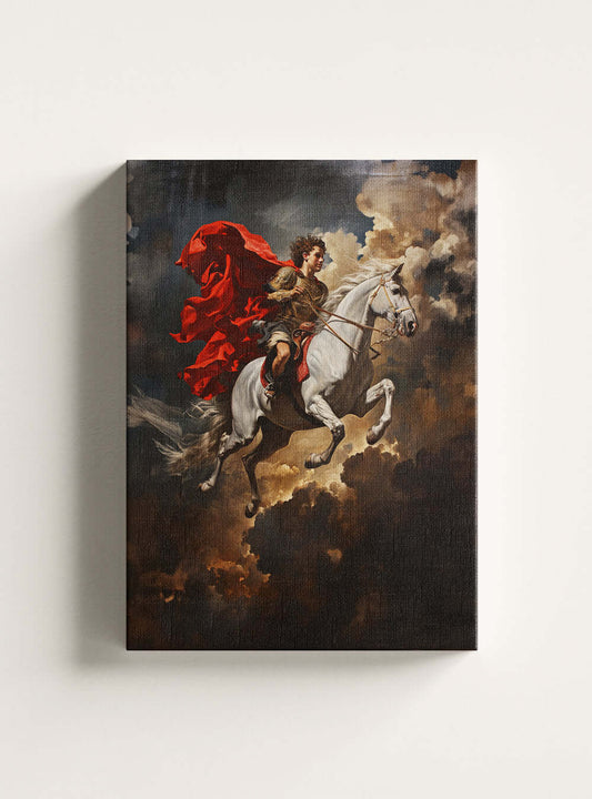 Saint George's Triumph - Bible Verse Picture Canvas