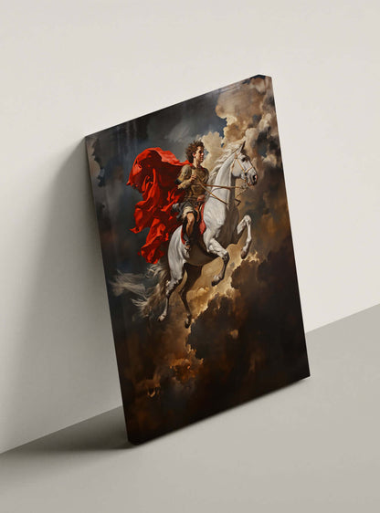 Saint George's Triumph - Bible Verse Picture Canvas