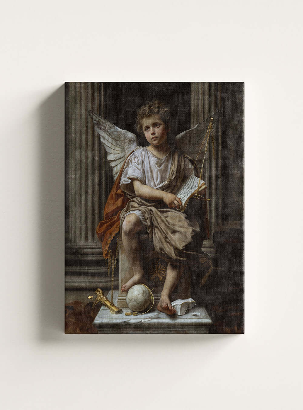 Seeking Balance Neoclassical Canvas Art by Holysteller