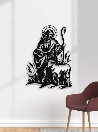 Shepherd Design Christian Home Decor Metal Wall Art