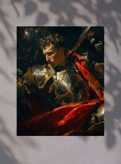 St. George Leadership Christian Artwork Poster Print