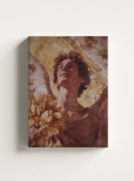 The 'Cherubs Joy' Bible Canvas with Neoclassical Style