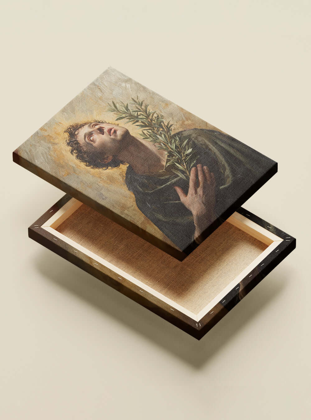 Thoughtfulness Wrapped Canvas: Bible-Inspired Christian Art Gift