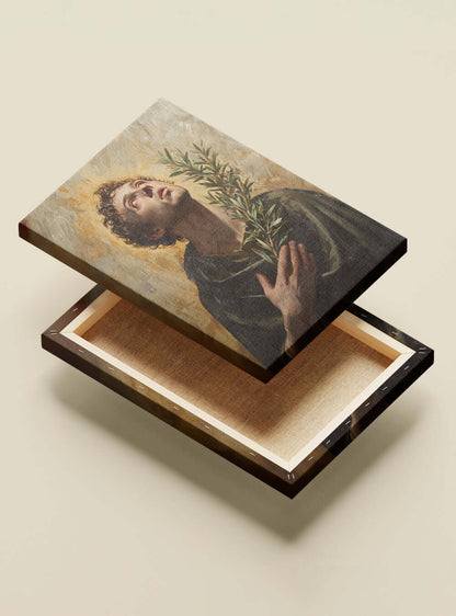 Thoughtfulness Wrapped Canvas: Bible-Inspired Christian Art Gift