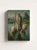 Tranquility Psalm 23:2-3 Canvas Art, Christian Home Décor