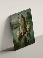 Tranquility Psalm 23:2-3 Canvas Art, Christian Home Décor