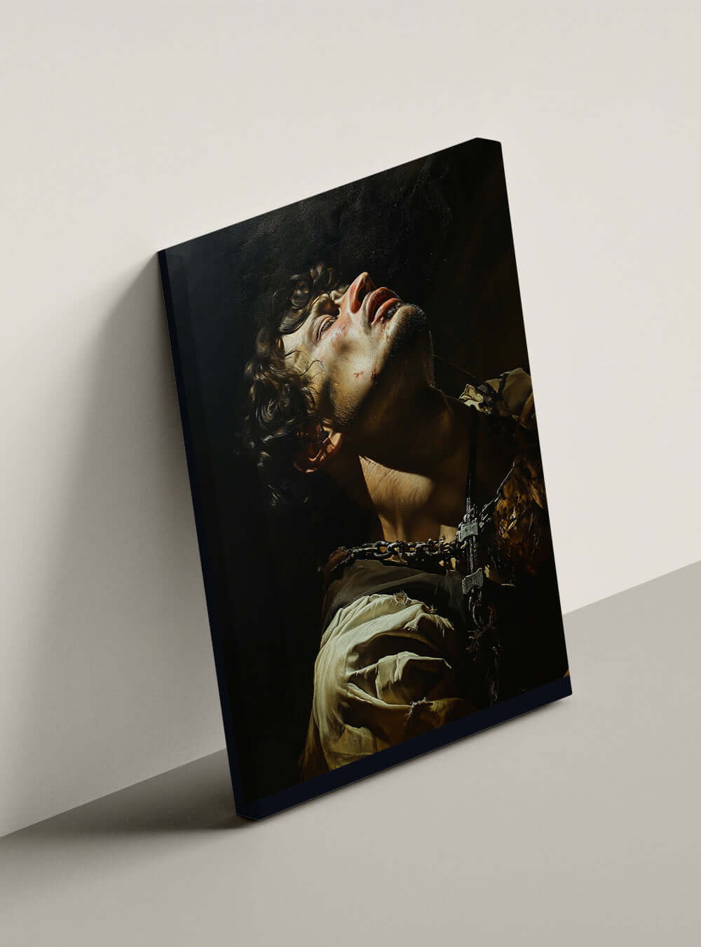 Transition Allegory Christian Wall Canvas: Neoclassical Artwork Print