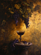 Unique Christian Iconography Vintage Biblical Grape Harvest Print