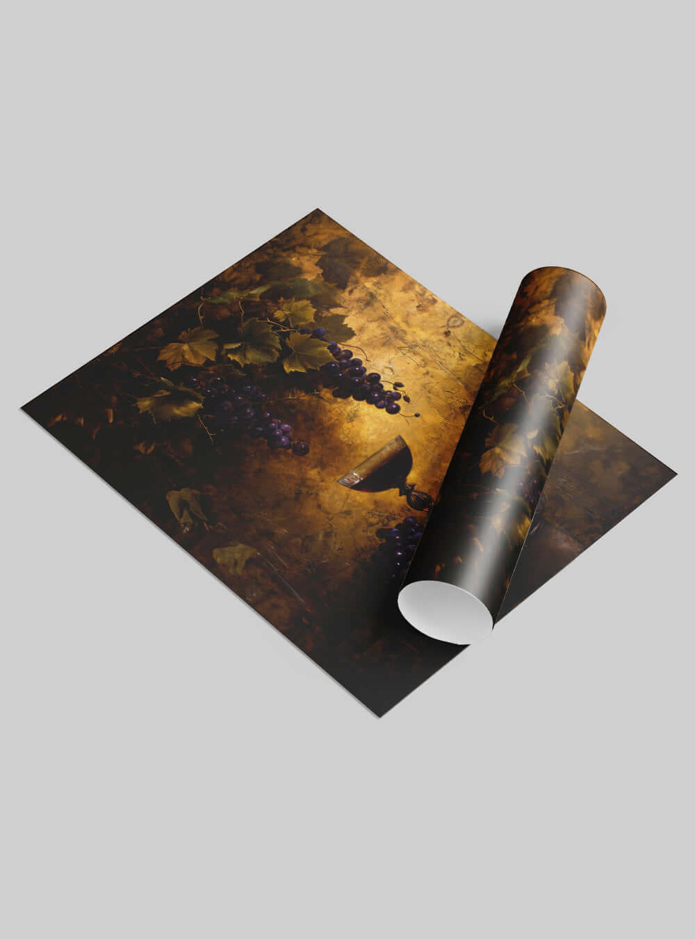 Unique Christian Iconography Vintage Biblical Grape Harvest Print