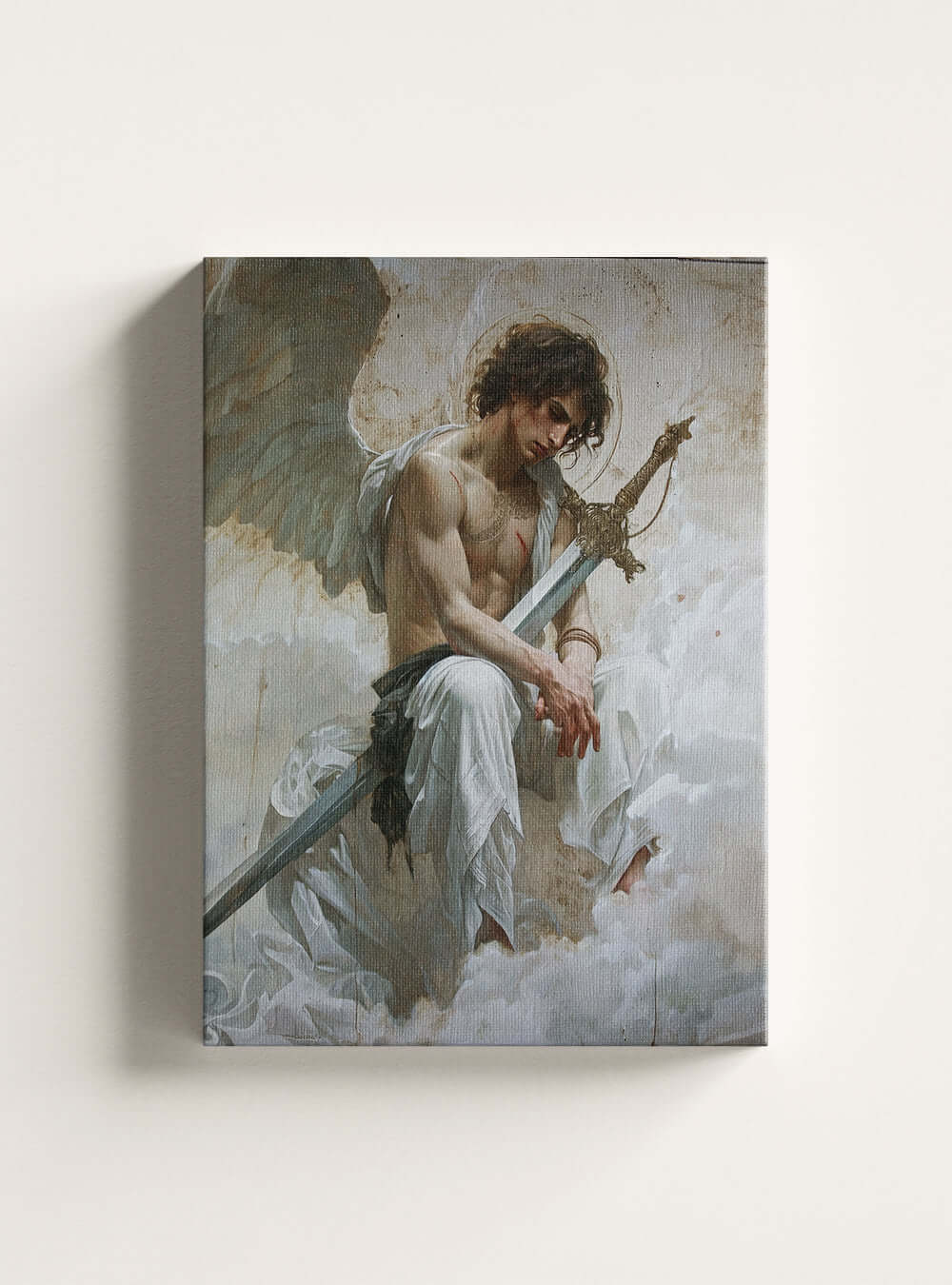 Unique Christian Neoclassical Painting on Canvas - Holysteller