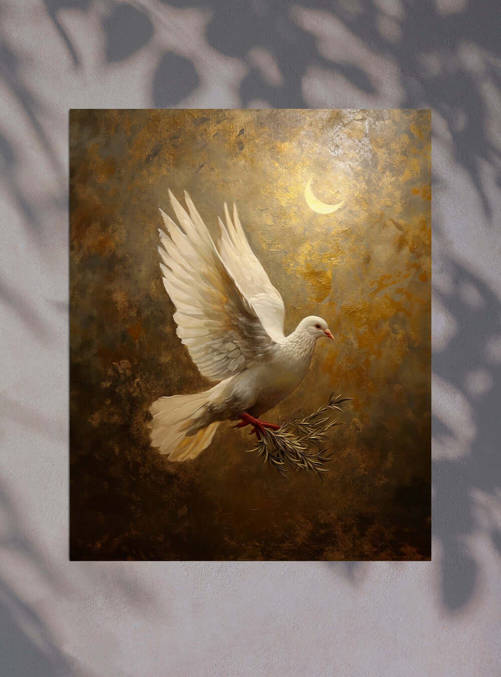 Unveil Your Faith with Inspirational Dove Bible Poster Print