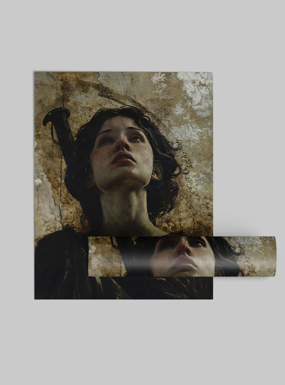 Unveil the Christian Resilience Art Poster Scripture Image Print