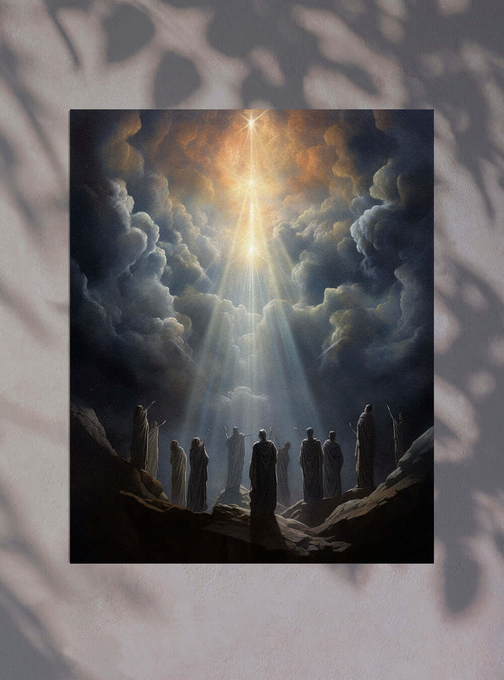 Acts 2:21 - Divine Light Art - Christian Decor Poster Print