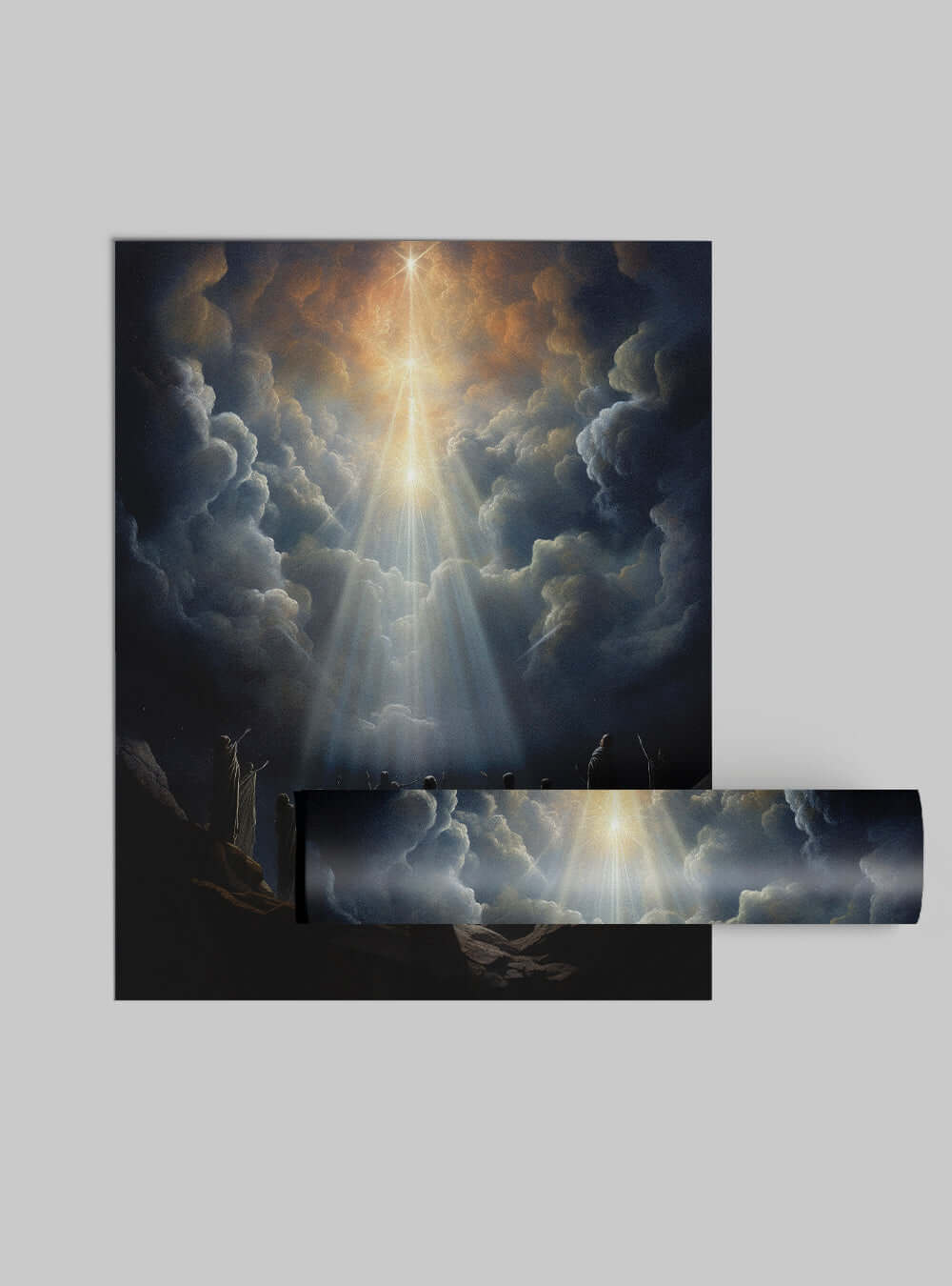 Acts 2:21 - Divine Light Art - Christian Decor Poster Print