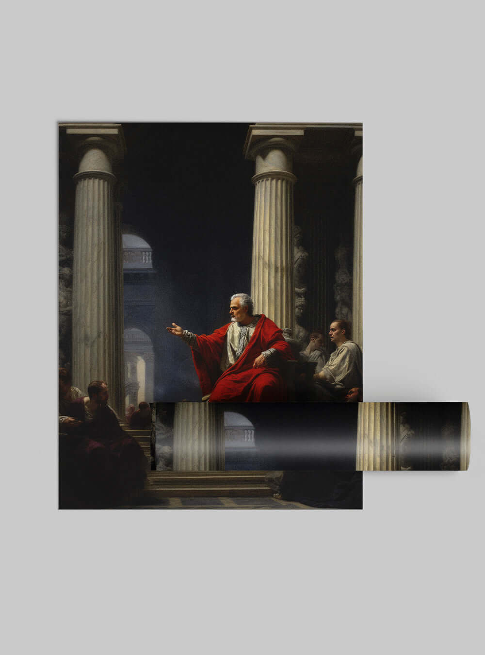 Acts 3:19 Orator Scene - Modern Christian Art Poster Print