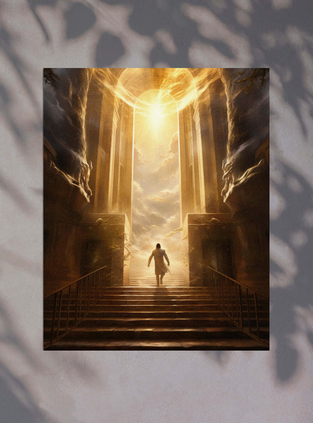 Acts 4:12 Ascend Journey - Sacred Art Poster Print