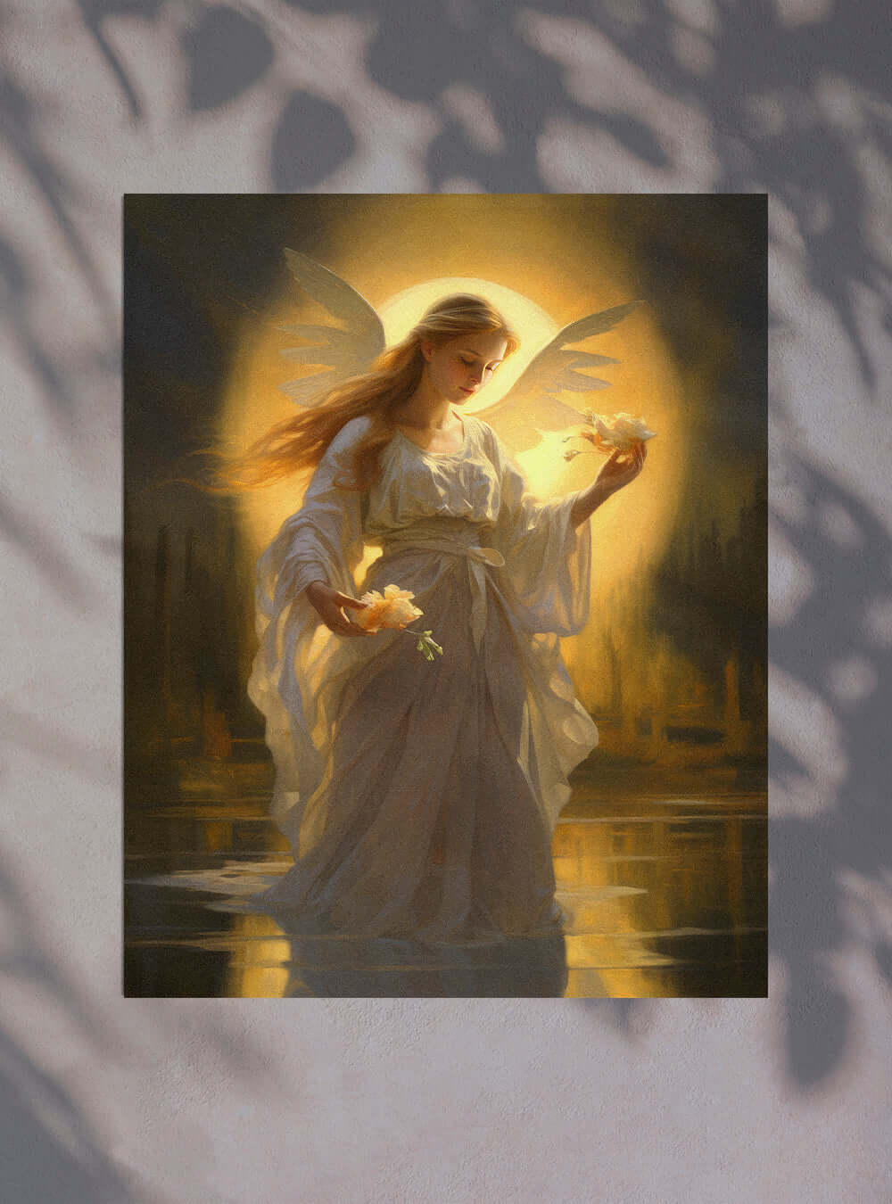 Colossians 2:10 Serene Angel Bible Poster Print