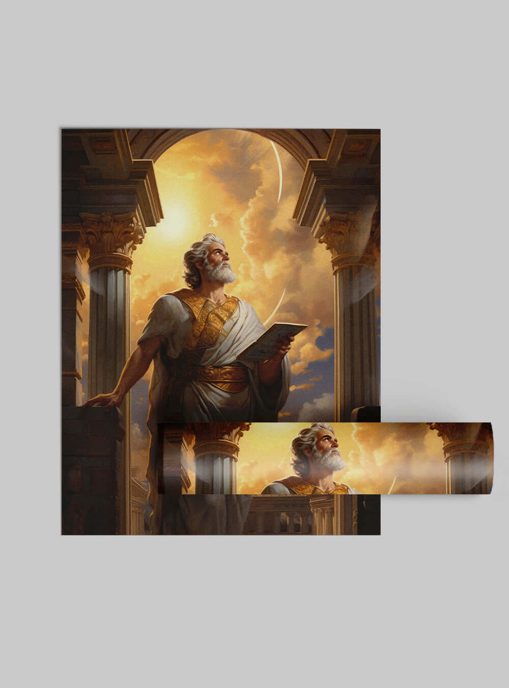 Ephesians 1:11 - Majestic Scholar - Christian Art Poster Print