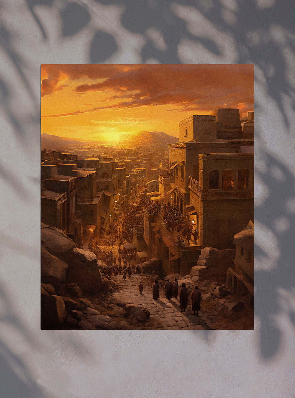 Exodus 20:13 Sunset Artwork - Christian Wall Art Poster Print