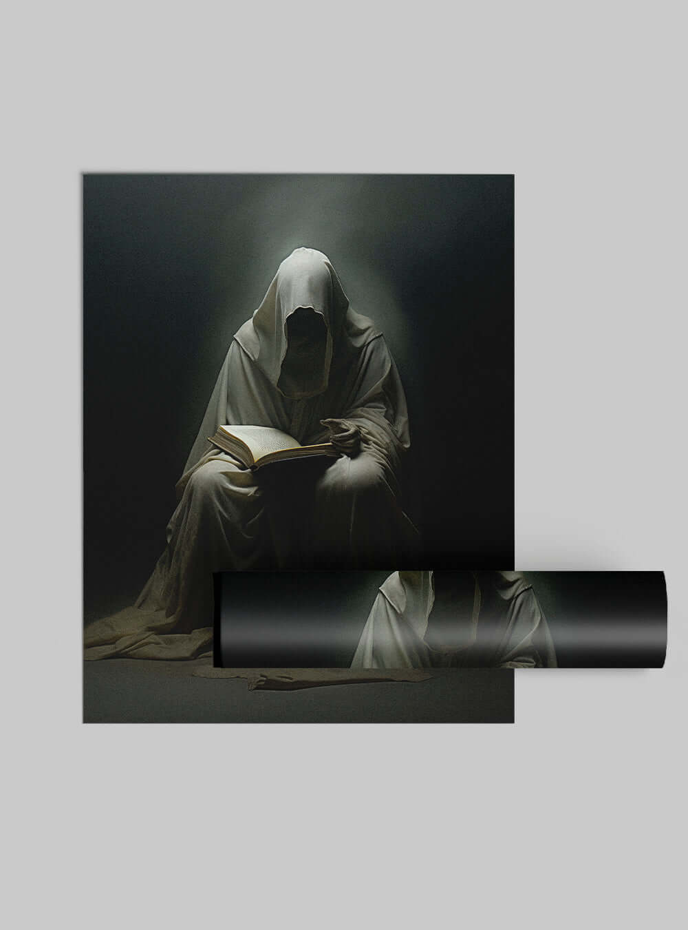 Galatians 1:10 Cloaked Figure Drama - Christian Wall Poster Print