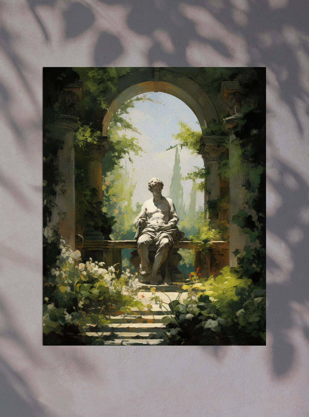 Genesis 2:18 - Timeless Garden Art - Bible Verse Poster Print