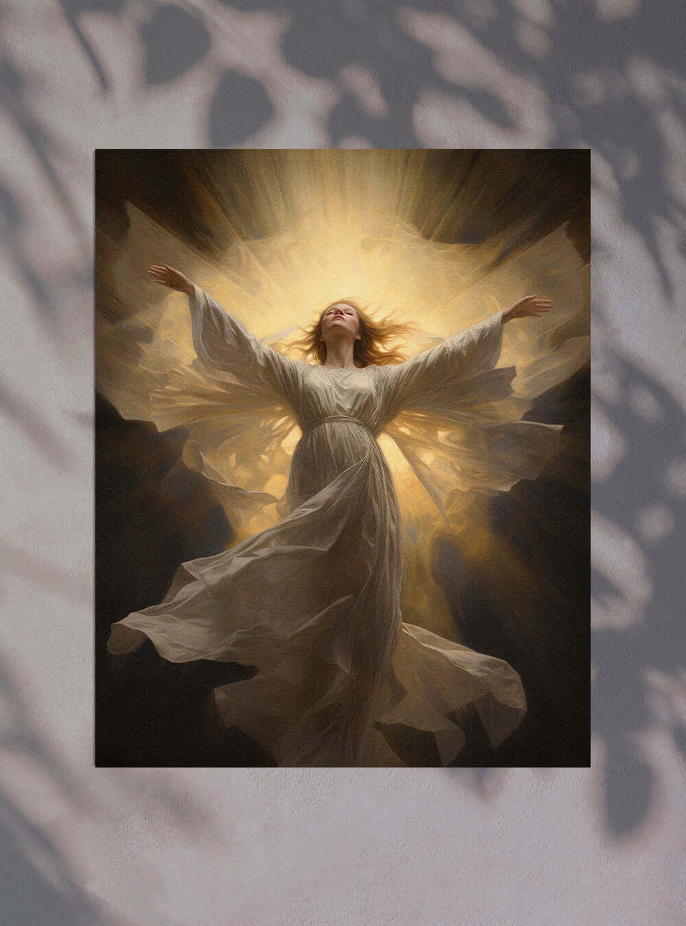 James 2:26 Angelic Figure - Christian Artwork Poster Print