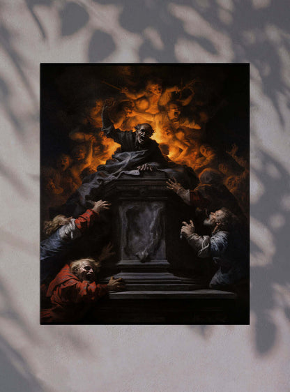 James 4:2 - Haunting Baroque Figures - Wall Art Poster Print