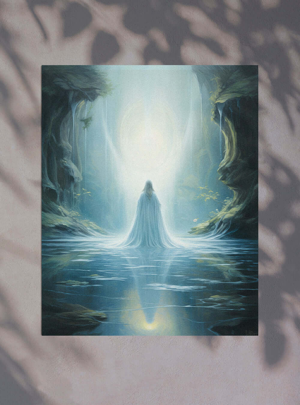 James 4:8 | Luminous Figure Art | Christian Painting Poster Print