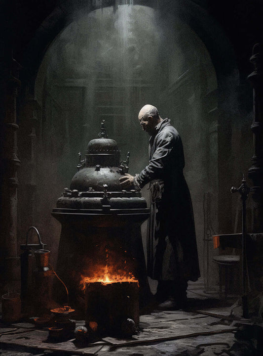 Job 23:10 Alchemist's Secret - Christian Art Poster Print