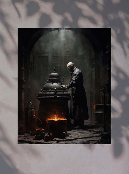 Job 23:10 Alchemist's Secret - Christian Art Poster Print