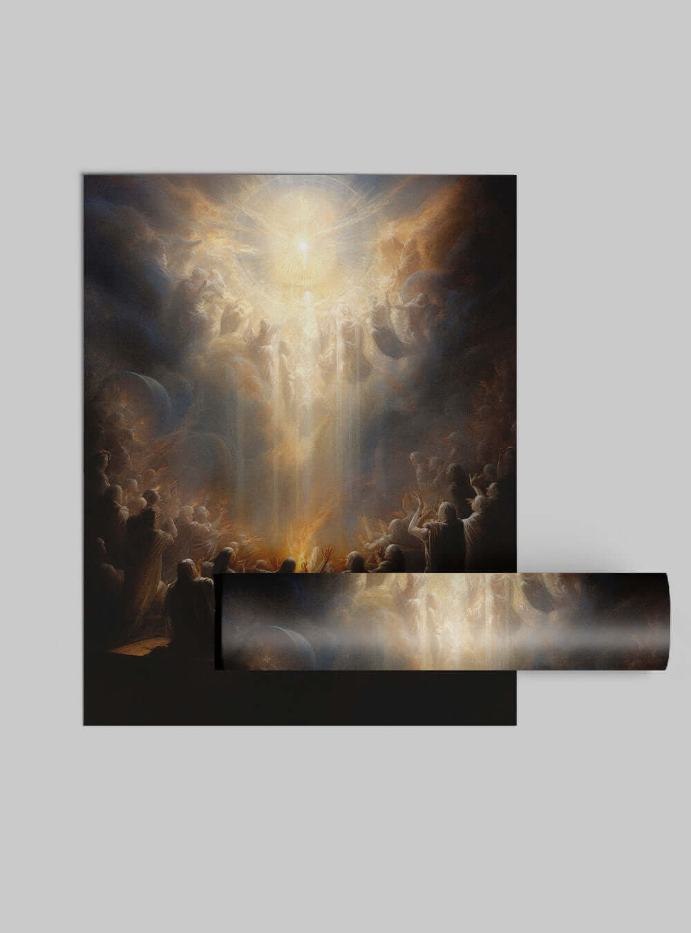 John 17:22 Divine Ascension Christian Wall Art Poster Print