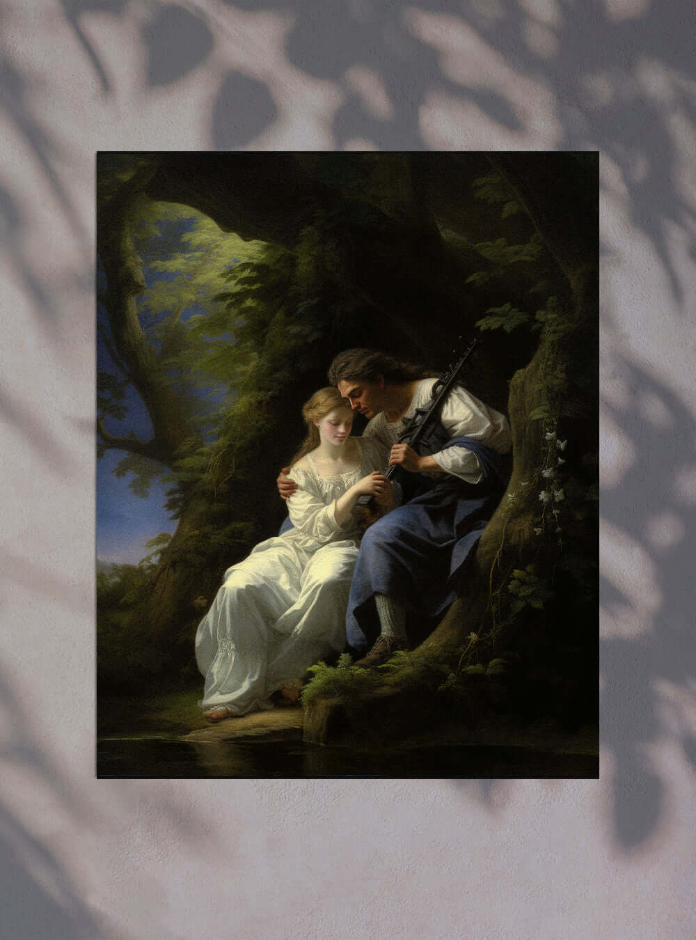 John 20:29 Serenade Scene Bible Art Poster Print