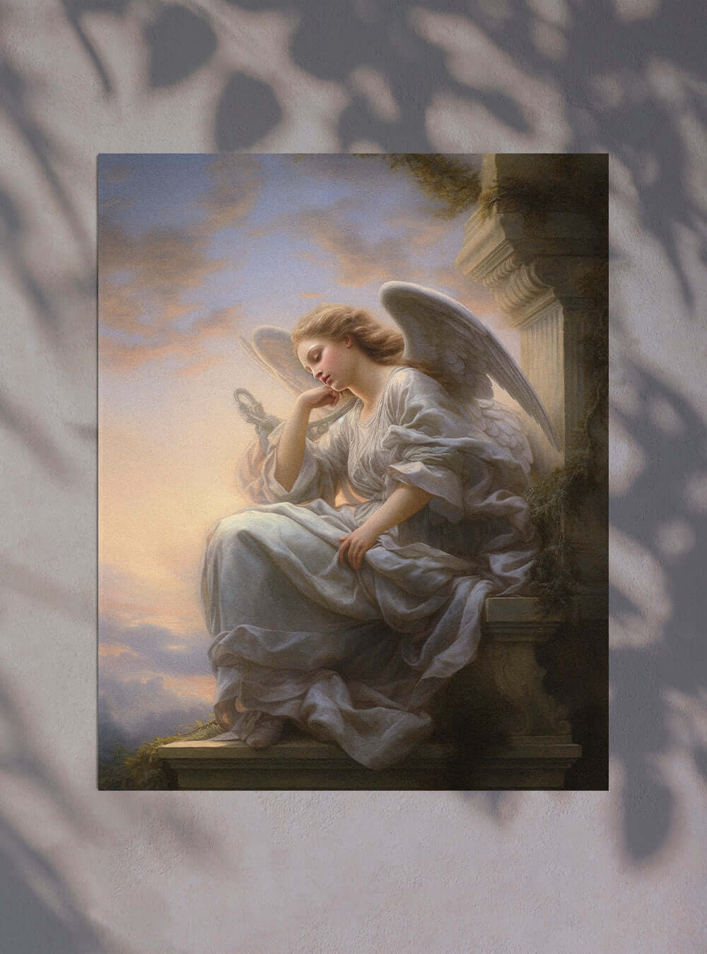 Judges 5:31 Serene Angel Bible Art Poster Print