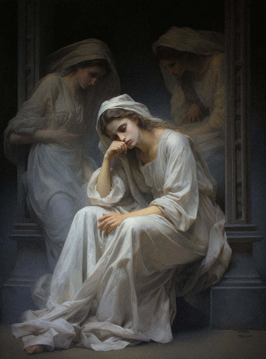 Luke 21:19 Ethereal Repose - Sacred Art Poster Print