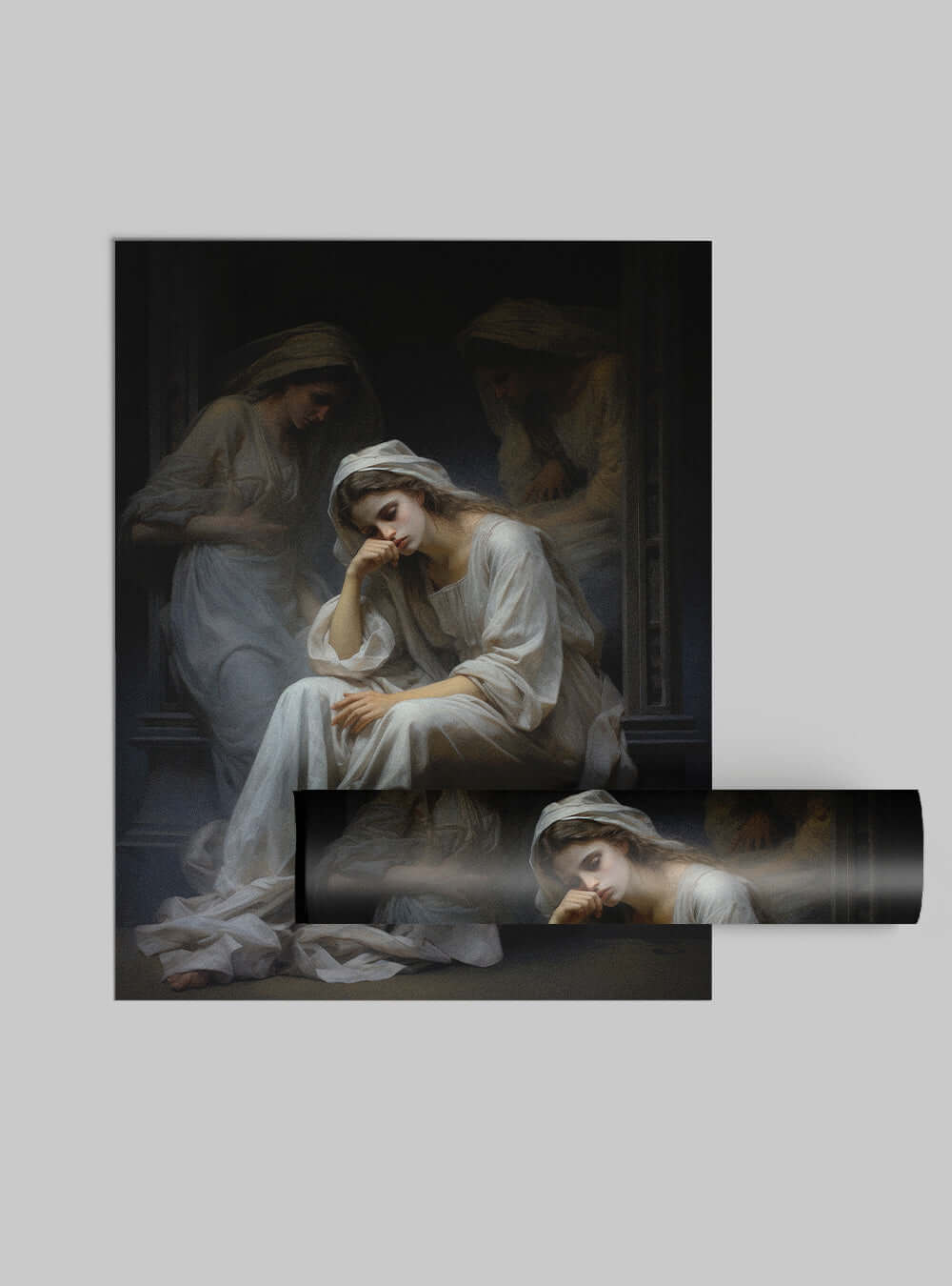 Luke 21:19 Ethereal Repose - Sacred Art Poster Print